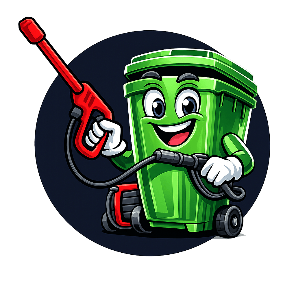 Never Bin Cleaner mascot